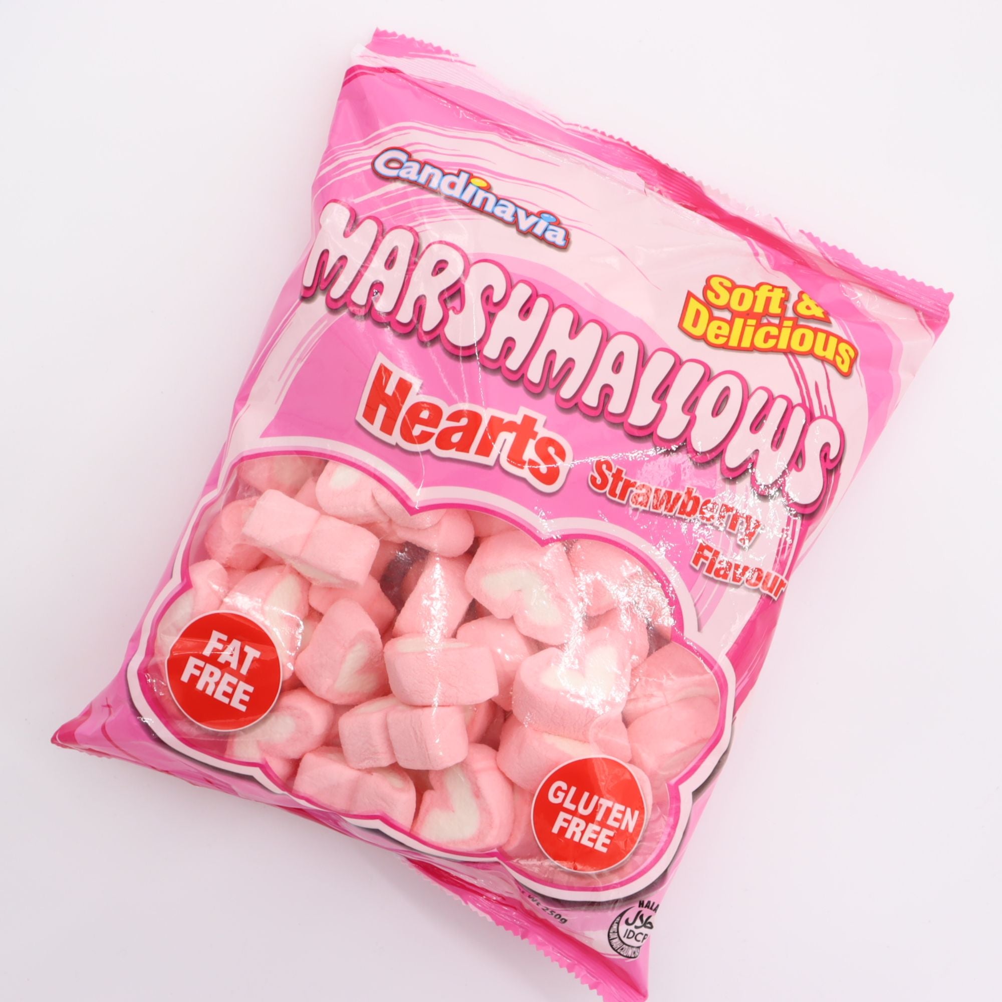 Strawberry Hearts Marshmallows - 1.25 lb