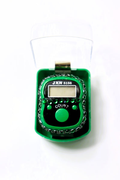 Finger Counter with LED and Bling - Different Colours