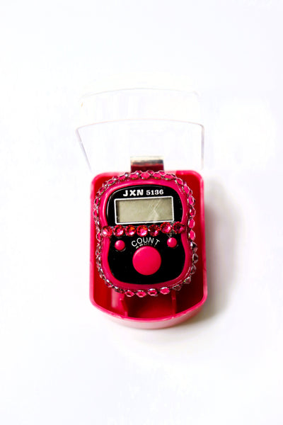 Finger Counter with LED and Bling - Different Colours