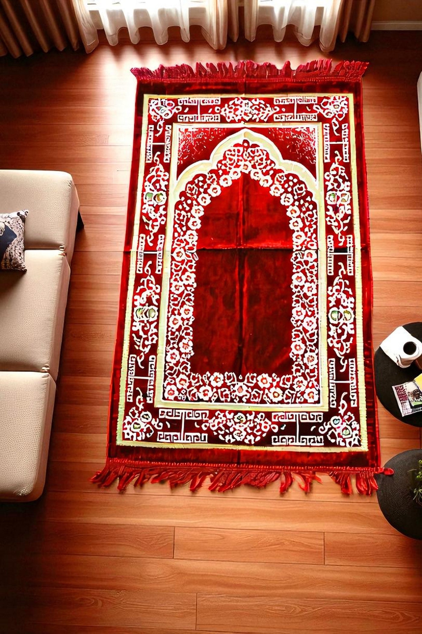 Prayer Mat(2) ( Made in Turkey ) | Medium Size (110 x 70cms)- NEW ARRIVALS!