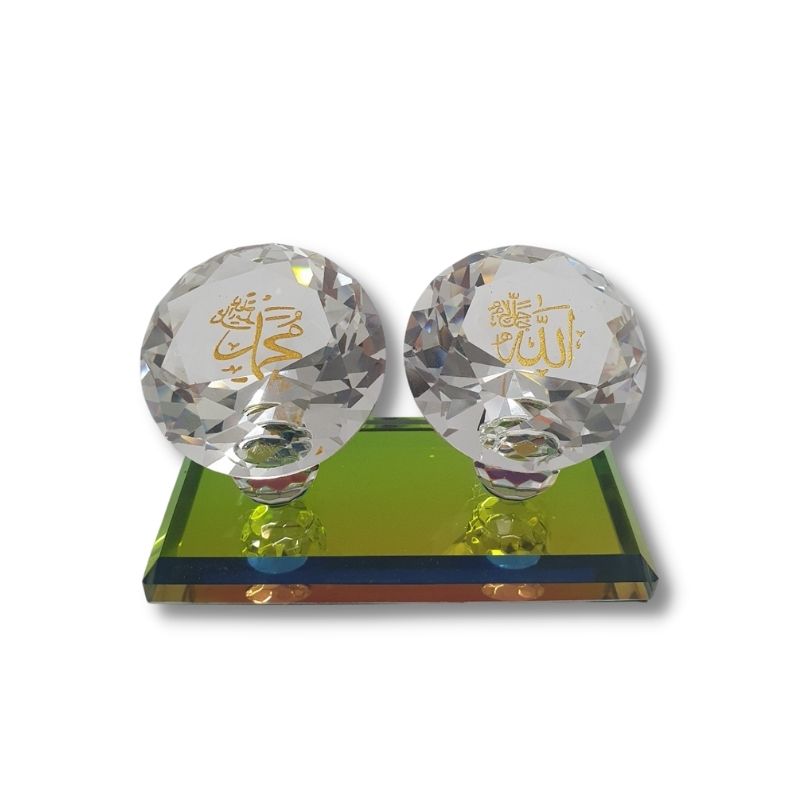 Allah and Muhammad Crystal Set - Small (5) – My Ummah