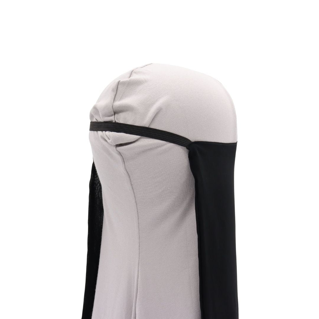 Elastic single Layer Full Long Niqab Hijab Burqa Islamic Face Cover Veil-Burqa